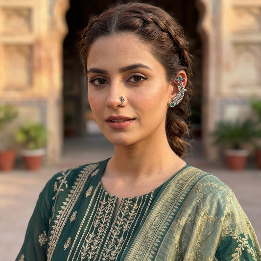 Phulkari Ear Cuff
