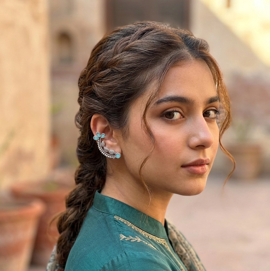 Phulkari Ear Cuff