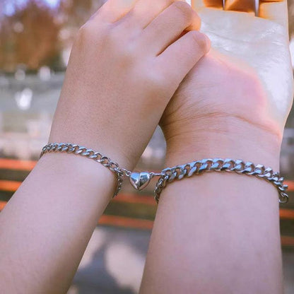 Silver Couple Bracelet