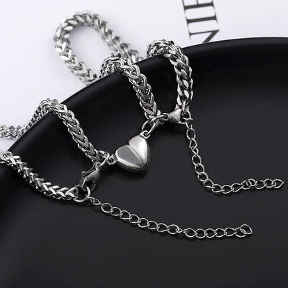 Silver Couple Bracelet