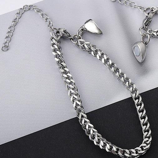 Silver Couple Bracelet