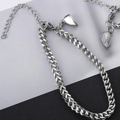 Silver Couple Bracelet