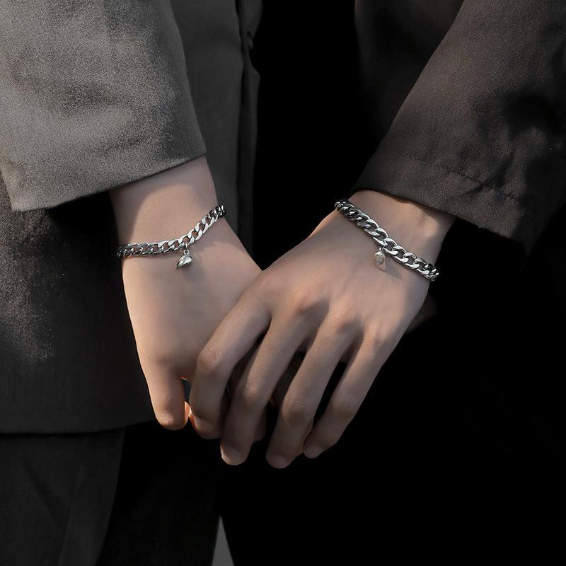 Silver Couple Bracelet