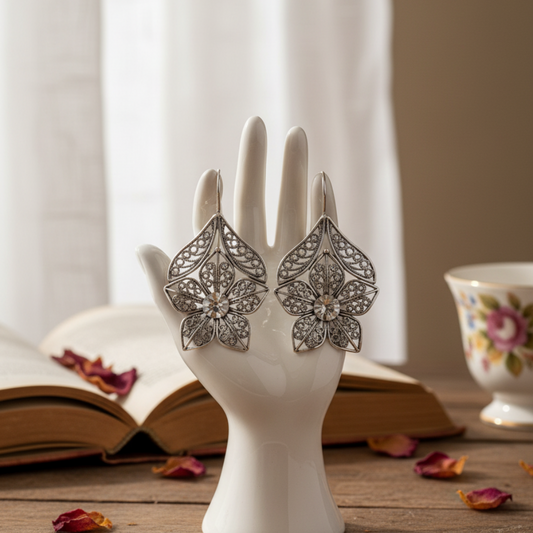 Hollow Floral Drop