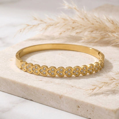 Heart link Bangle & Ring set
