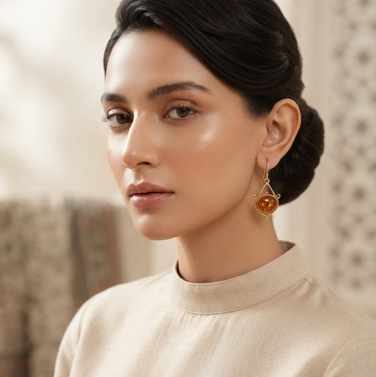 Gilded cat-eye Drops