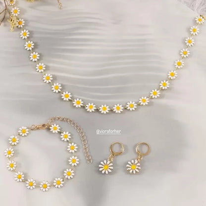 Lume, 4 Piece yellow Jewellery Set (Multicolor)