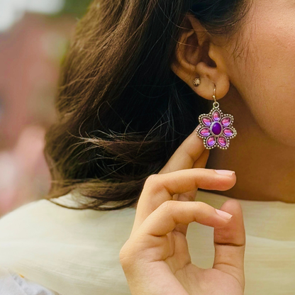 Topaz earring