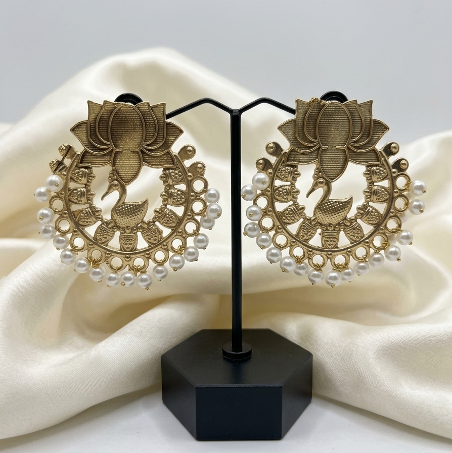 Lotus Bali jhumka