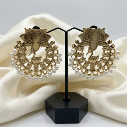 Lotus Bali jhumka