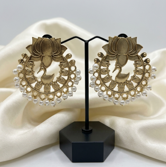 Lotus Bali jhumka
