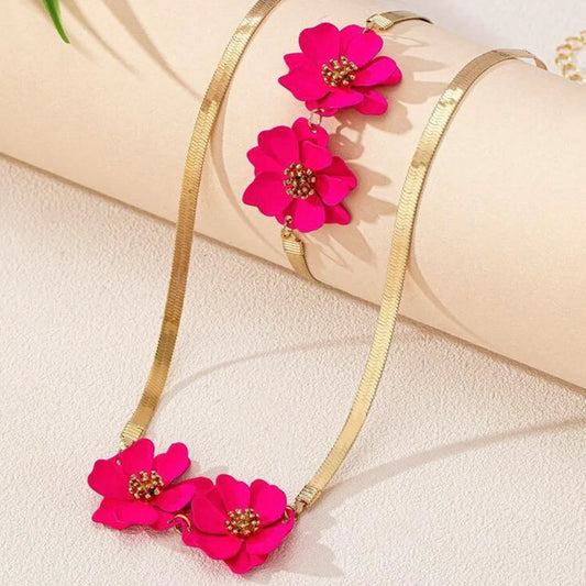 Willow Rise, Rose Pink floral Set (pink)