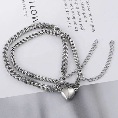 Silver Couple Bracelet