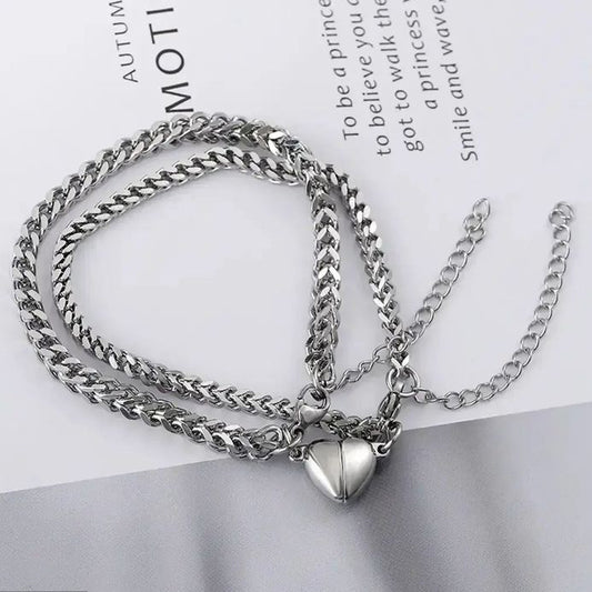Silver Couple Bracelet