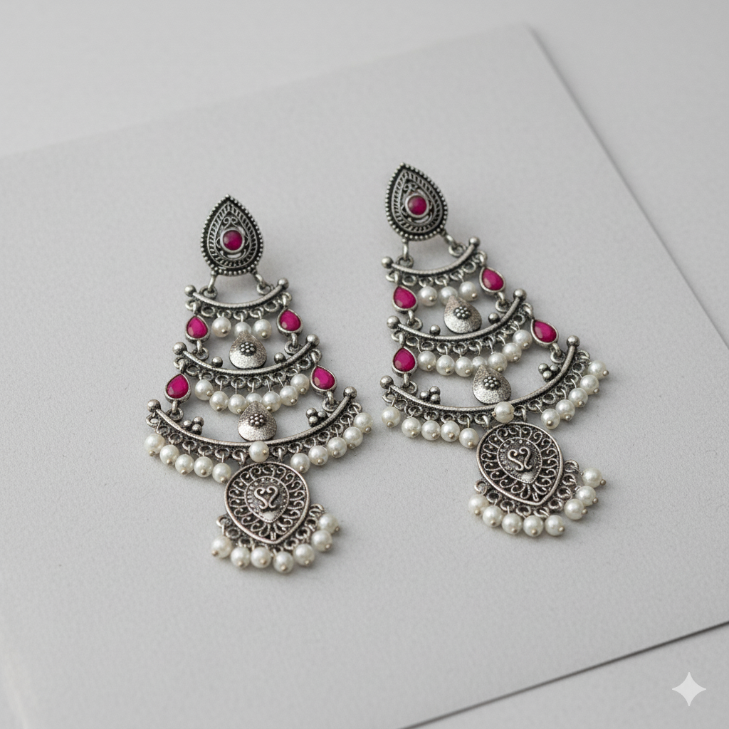 Mehrbaan Jhumka – Pink