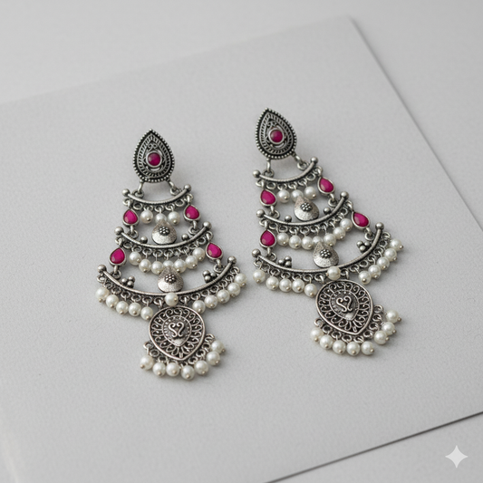 Mehrbaan Jhumka – Pink
