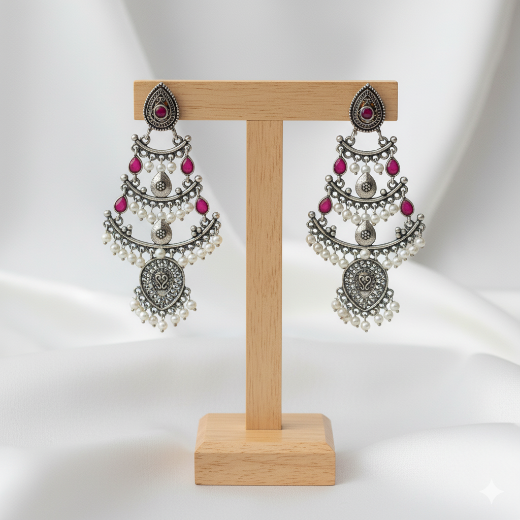 Mehrbaan Jhumka – Pink
